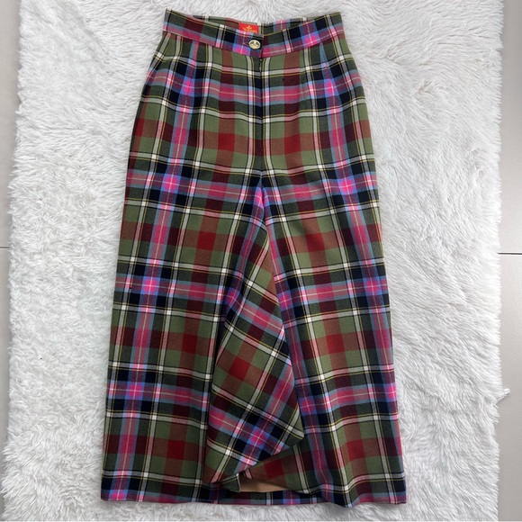 Vivienne Westwood Vintage 1994 Bruce of Kinnaird Tartan Maxi Skirt IT 44 - Picture 5 of 16